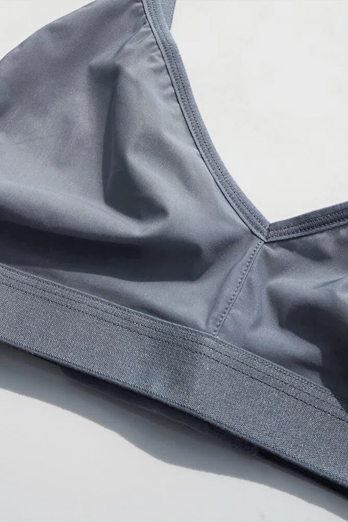 Negative Underwear Silky Non-Wire Bra In Slate Bras 7 Negative Underwear Silky Non-Wire Bra In Slate Bras