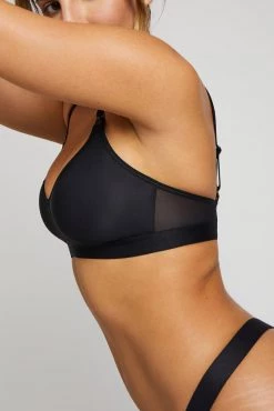 Negative Underwear Silky Nursing Bra In Black