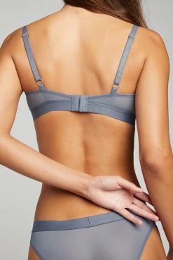 Negative Underwear Silky Nursing Bra In Slate