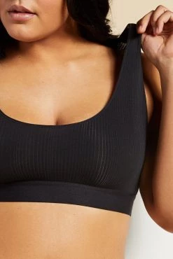 Negative Underwear Whipped Bra Top In Black 9 Negative Underwear Whipped Bra Top In Black