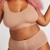Negative Underwear Wireless Whipped Bra Top In Buff (Employee Sale)