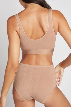 Negative Underwear Wireless Whipped Bra Top In Buff (Employee Sale) 5 Negative Underwear Wireless Whipped Bra Top In Buff (Employee Sale)