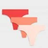 Negative Underwear Cotton Thong In Sunrise (Pack) New