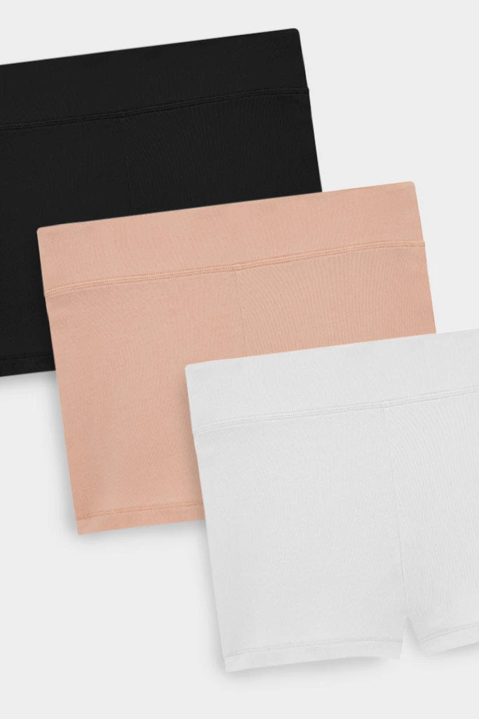 Negative Underwear Cotton Mini Boy Short In Black And In Buff And In White (3 Pack) Underwear 2 Negative Underwear Cotton Mini Boy Short In Black And In Buff And In White (3 Pack) Underwear