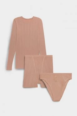 Negative Underwear Boxers/Shorts Whipped Long Sleeve + Whipped Boxer + Whipped French Cut Brief In Buff (Pack)