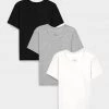 Negative Underwear Whipped Baby Tee In Black And In White And In Heather Grey (3 Pack)