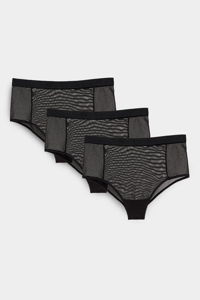 Negative Underwear Sieve High-Waist Brief In Black Underwear 7 Negative Underwear Sieve High-Waist Brief In Black Underwear