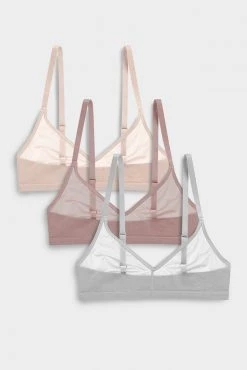 Negative Underwear Sieve Non-Wire Bra In Peach And In Haze And In Moon (3 Pack) Bras