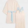 Negative Underwear Supreme Slip + Mini Robe In Peach (Pack)