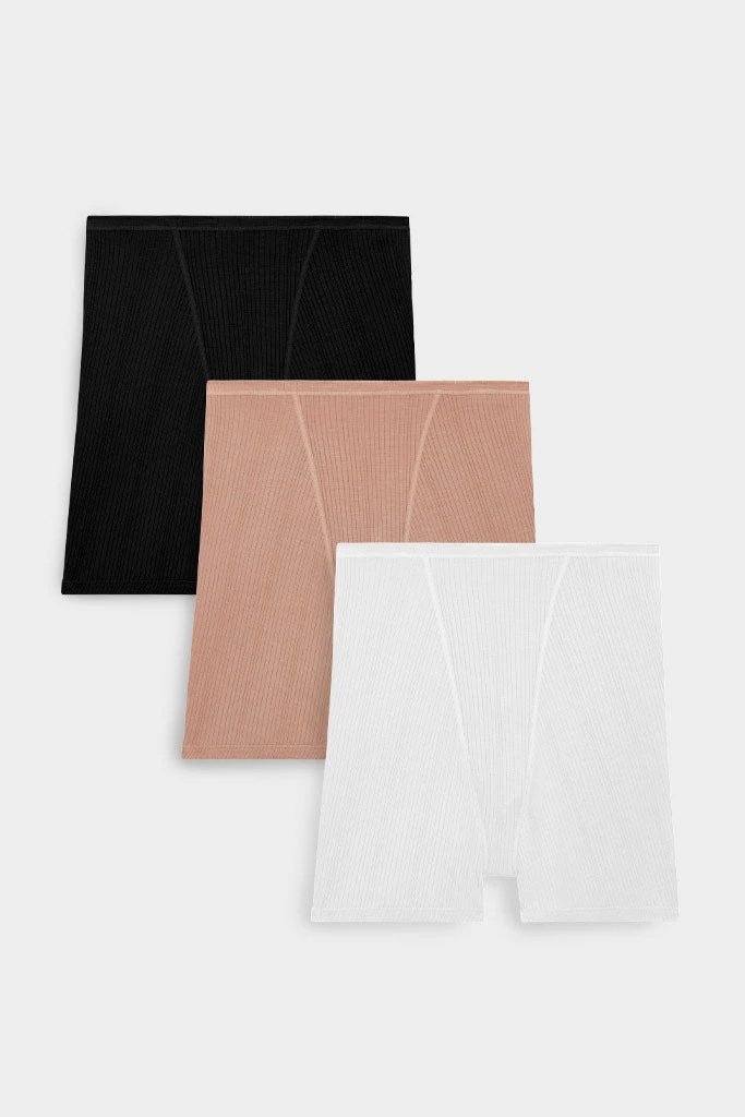 Negative Underwear Whipped Boxer In Black And In White And In Buff (3 Pack) 1 Negative Underwear Whipped Boxer In Black And In White And In Buff (3 Pack)