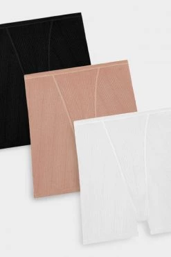 Negative Underwear Whipped Boxer In Black And In White And In Buff (3 Pack)