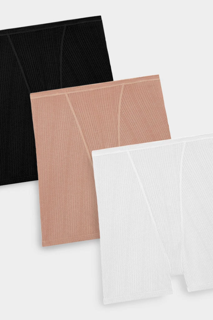 Negative Underwear Whipped Boxer In Black And In White And In Buff (3 Pack) 2 Negative Underwear Whipped Boxer In Black And In White And In Buff (3 Pack)