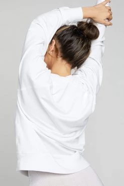 Negative Underwear Lounge Club Crew In White 7 Negative Underwear Lounge Club Crew In White