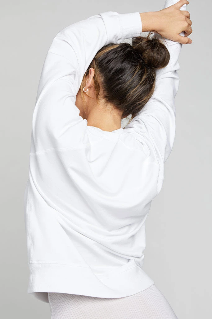 Negative Underwear Lounge Club Crew In White 4 Negative Underwear Lounge Club Crew In White