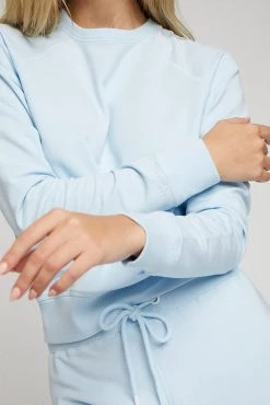 Negative Underwear Lounge Club Crew + Club Jogger In Glacier (Pack) 9 Negative Underwear Lounge Club Crew + Club Jogger In Glacier (Pack)