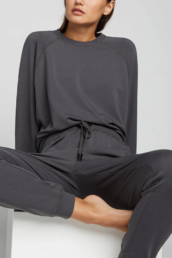 Negative Underwear Club Jogger In Washed Black Lounge 3 Negative Underwear Club Jogger In Washed Black Lounge