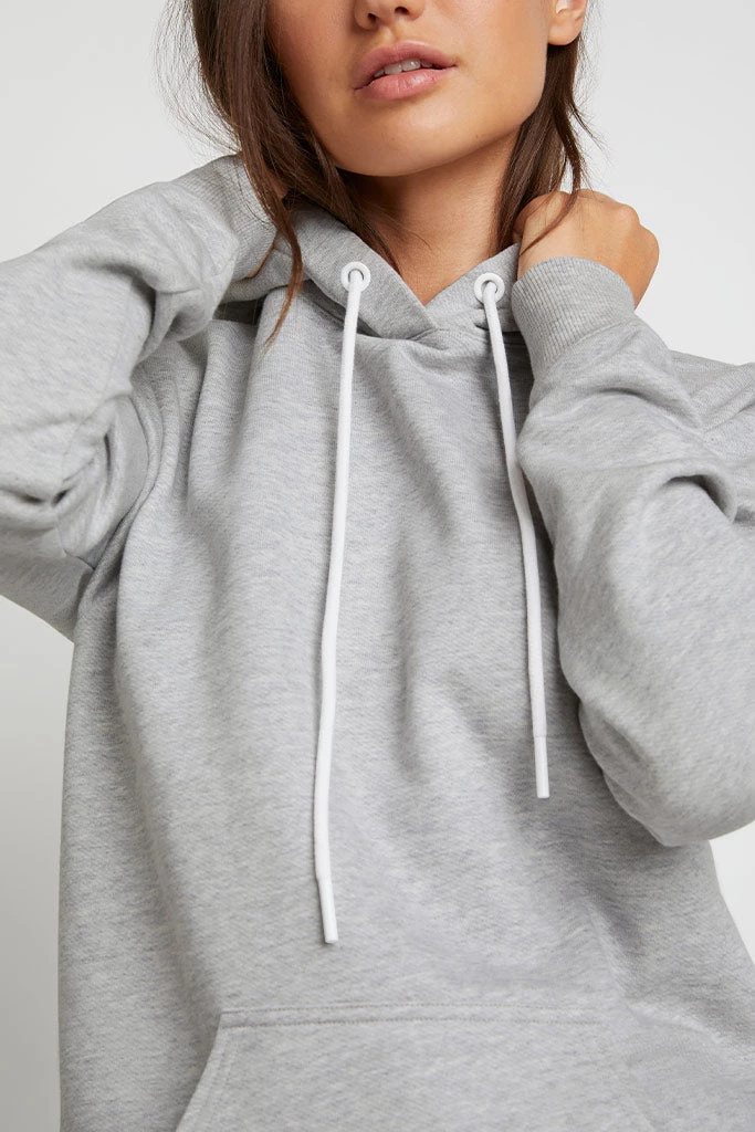 Negative Underwear Club Hoodie In Heather Grey 1 Negative Underwear Club Hoodie In Heather Grey