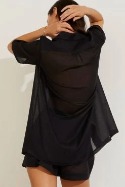 Negative Underwear Island Shirt In Black 6 Negative Underwear Island Shirt In Black