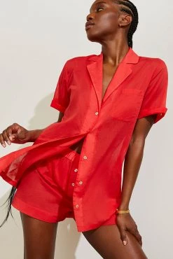 Negative Underwear Island Shirt In Cherry New