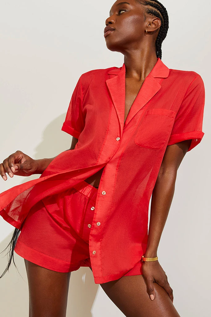 Negative Underwear Island Shirt In Cherry New 2 Negative Underwear Island Shirt In Cherry New