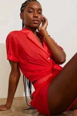 Negative Underwear Island Shirt In Cherry New