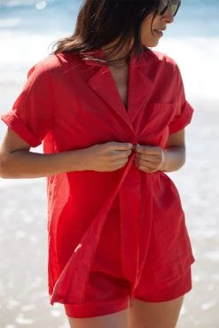 Negative Underwear Island Shirt In Cherry New 9 Negative Underwear Island Shirt In Cherry New