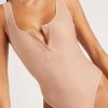Negative Underwear Silky Bodysuit In Buff Bodysuits