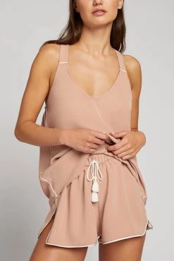 Negative Underwear Supreme Short In Buff + Off White