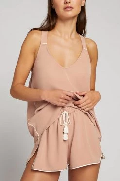 Negative Underwear Supreme Sleep Tank + Short In Buff + Off White (Pack) 10 Negative Underwear Supreme Sleep Tank + Short In Buff + Off White (Pack)