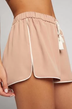 Negative Underwear Supreme Short In Buff + Off White