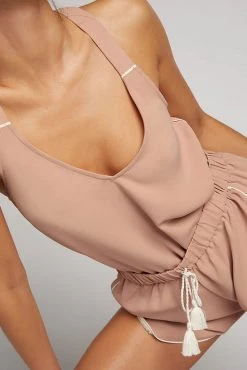 Negative Underwear Supreme Sleep Tank + Short In Buff + Off White (Pack) 9 Negative Underwear Supreme Sleep Tank + Short In Buff + Off White (Pack)