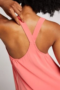 Negative Underwear Supreme Tank In Coral + Peach Lounge 5 Negative Underwear Supreme Tank In Coral + Peach Lounge