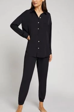 Negative Underwear Lounge Supreme Shirt In Black