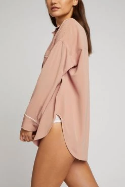 Negative Underwear Supreme Shirt In Buff + Off White