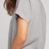 Negative Underwear Uniform Crew Tee In Heather Grey Lounge
