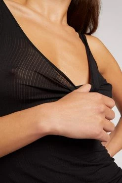 Negative Underwear Lounge Whipped A-Top In Black