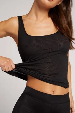 Negative Underwear Lounge Whipped A-Top In Black 7 Negative Underwear Lounge Whipped A-Top In Black