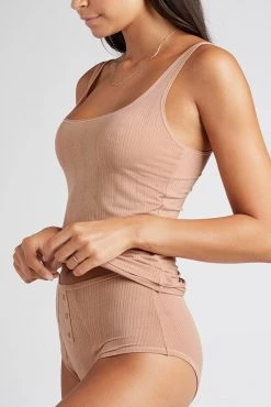 Negative Underwear Whipped A-Top In Buff Lounge