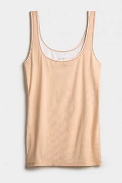 Negative Underwear Whipped A-Top In Peach Colorblock (Employee Sale)