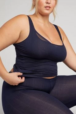 Negative Underwear Lounge Whipped A-Top In Navy