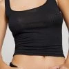 Negative Underwear Whipped Cropped A-Top In Black Best Sellers