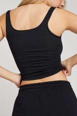 Negative Underwear Whipped Cropped A-Top In Black Best Sellers 7 Negative Underwear Whipped Cropped A-Top In Black Best Sellers