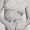 Negative Underwear Whipped Long Sleeve In Heather Grey