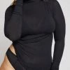 Negative Underwear Whipped Turtleneck In Black