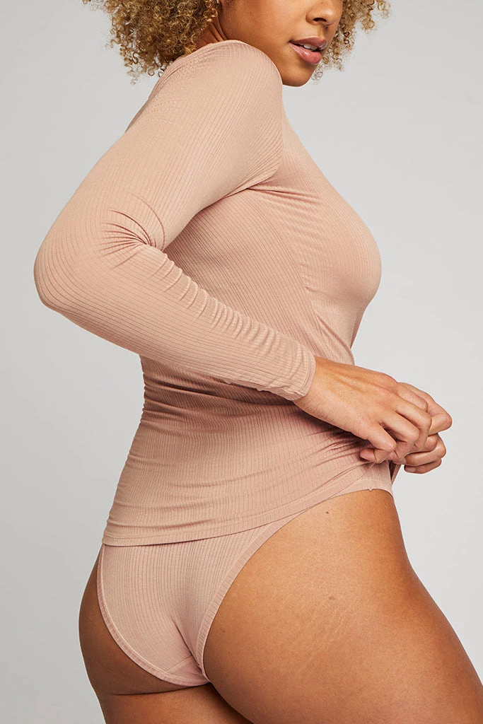 Negative Underwear Whipped Long Sleeve In Buff 3 Negative Underwear Whipped Long Sleeve In Buff