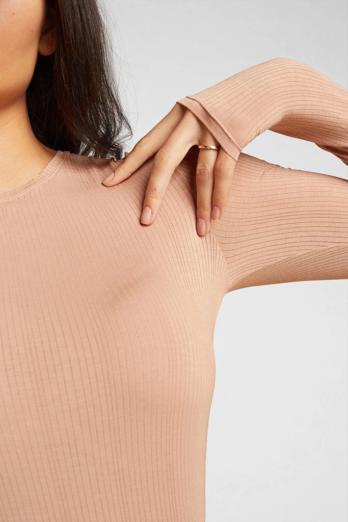 Negative Underwear Whipped Long Sleeve In Buff 5 Negative Underwear Whipped Long Sleeve In Buff