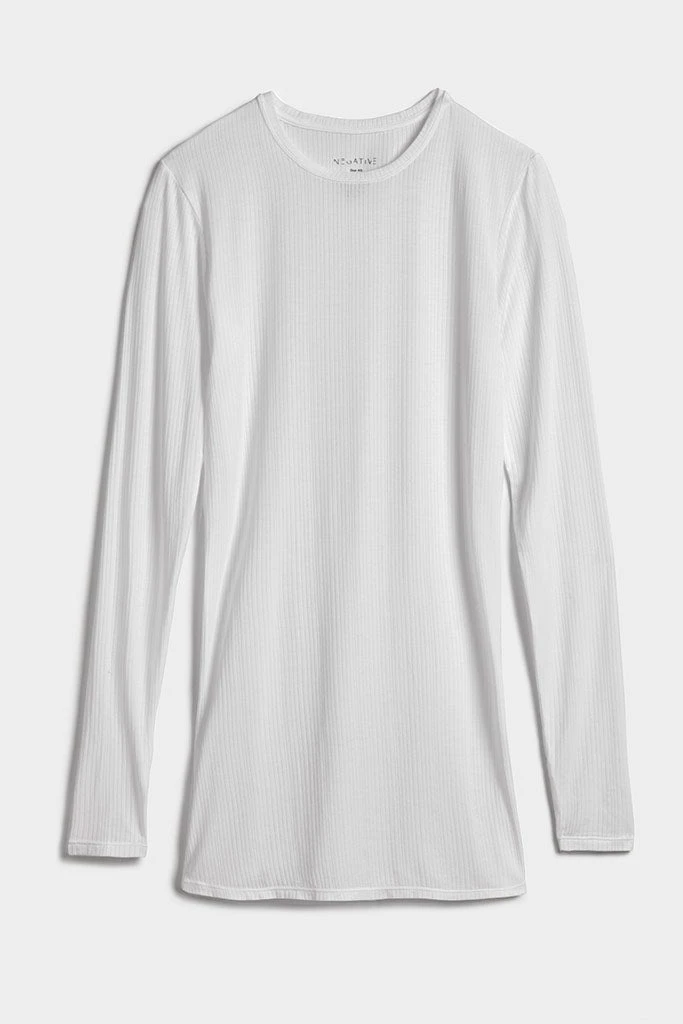 Negative Underwear Whipped Long Sleeve In White Lounge 7 Negative Underwear Whipped Long Sleeve In White Lounge