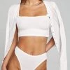 Negative Underwear Lounge Whipped Cardi In White