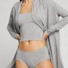 Negative Underwear Whipped Wrap In Heather Grey Lounge
