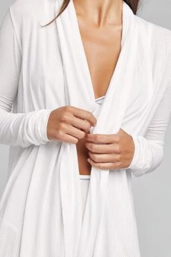 Negative Underwear Whipped Wrap In White Lounge